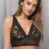 Oh La La Cheri Longline Soft Floral Lace Bra Lingerie