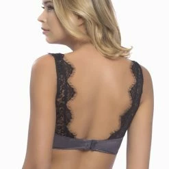 Oh La La Cheri ARABELLA- Satin & Lace Plunge Bra