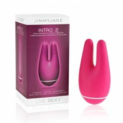 Jimmyjane Vibrators, Wands, Massagers, Bullets & Eggs Live Sexy: Intro 2 Vibrator, 4.5", Dual Motor