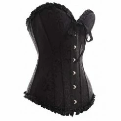 Vacodo Lingerie Strapless Bridal Patterned Corset