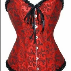 Vacodo Lingerie Strapless Bridal Patterned Corset