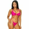 Forplay Strappy Hot Pink One Piece Swimsuit Swimwear