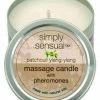 Simply Sensual Soy Massage Candles With Pheromones