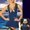 Dreamgirl Sea Side Pin Up Sailor Costume Costumes