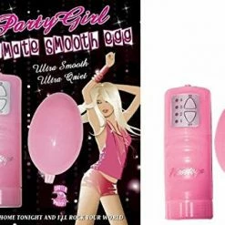 Nasstoys Vibrators, Wands, Massagers, Bullets & Eggs Party Girl Ultimate Smooth Egg, Pink