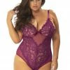 Oh La La Cherie Plus Size Kylie Teddy Lingerie