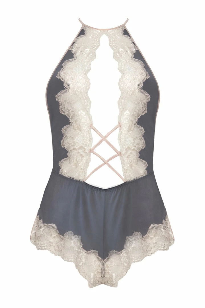 Oh La La Cheri Nathalia Lace Romper Lingerie