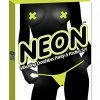 Pipedream Products Adult Games, Bachelorette Party Favors, & Accessories Neon Vibrating Crotchless Panty And Pasties Set