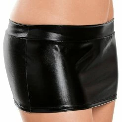Escante Mix & Match Liquid Metallic Mini Skirt