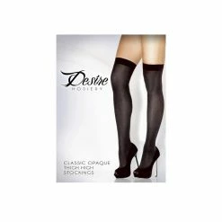 Fantasy Lingerie Opaque Classic Thigh High Stockings