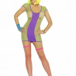 Elegant Moments Glow In The Dark Rave Wear Mini Dress