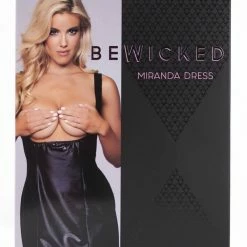 Apparel BeWicked Cupless Wet Look 1809 Miranda Dress