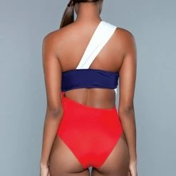 BeWicked 1973 Kennedy Swimsuit Red/White/Blue