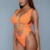 Swimwear BeWicked Criss Cross 1982 Makayla Swimsuit Orange