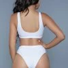 Swimwear BeWicked Crop Bikini 1985 Vera 2 Piece Set White