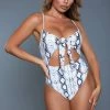 BeWicked Snakeskin Irene Swimsuit Swimwear