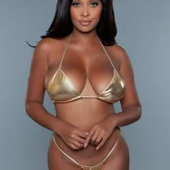BeWicked Swimwear Be Wicked Metallic Nova Bikini Swimsuit