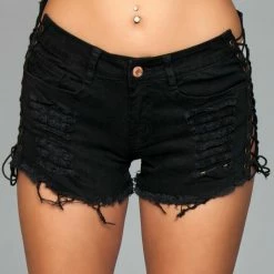 BeWicked Apparel Be Wicked Sexy Looped In Distressed Shorts