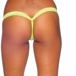 Bodyzone Apparel Dancer V Front Comfort Strap Rhinestone Thong Mix & Match