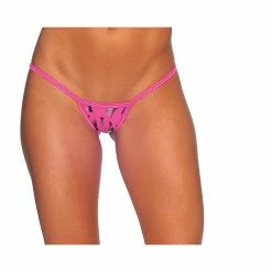 Bodyzone Apparel Zebra Print Sweetheart Back Thong