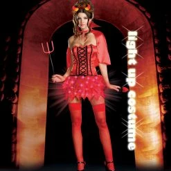 Dreamgirl Costumes Devil De-Light Light Up Costume