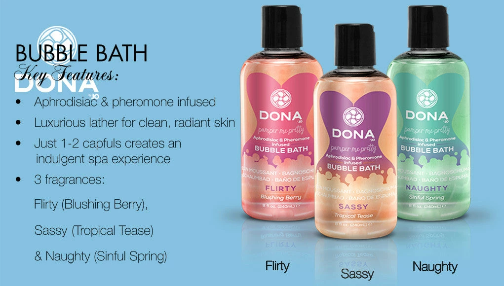 System JO Bath & Massage Dona By Jo Pheromone Infused Bubble Bath