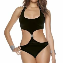 Forplay Malibu Halter Monokini With Buckle Design