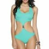 Forplay Malibu Halter Monokini With Buckle Design