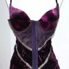 Flirty Kitty Velvet Flare Corset