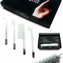 KinkLab Restraints, Clamps, Bondage, & Fetish Kits Neon Wand Electrosex Kit
