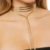 Forplay Jewelry & Accessories Metallic Gold Wrap Choker