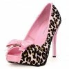 Leg Avenue Sexy Shoes & Boots 5 Inch Leopard Peep Toe Platform