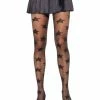 Leg Avenue Sheer Woven Star Print Pantyhose