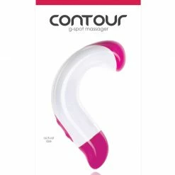 NS Novelties Vibrators, Wands, Massagers, Bullets & Eggs Contour G Spot Vibe, White/Purple