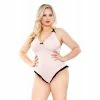 Fantasy Lingerie Curve Plus Size Soft Touch Microfiber Bodysuit
