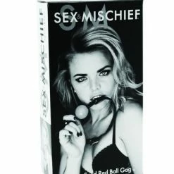 Sex & Mischief Solid Red Ball Gag Adult Games, Bachelorette Party Favors, & Accessories