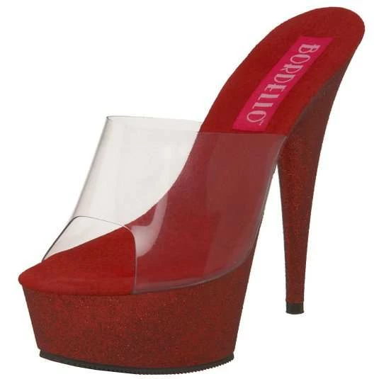 Pleaser USA Mini Glitter Slide