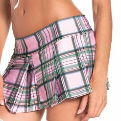 Be Wicked! Schoolgirl Plaid Pleated Skirt
