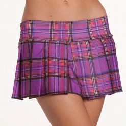 Be Wicked! Schoolgirl Plaid Pleated Skirt