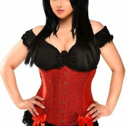 Sugar By Daisy Corsets Steel Boned Glitter Underbust Corset