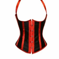 Vacodo Halter Striped Underbust Corset Lingerie