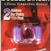 Hott Products Rings, Beads, Plugs, & Kegel (Ben Wa Balls) Double Dinger Vibrating Ring