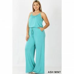 Zenana Premium Comfy Jumpsuit Plus Size Apparel