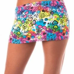 Bodyzone Apparel "Peace N' Love" Clubwear Skirt
