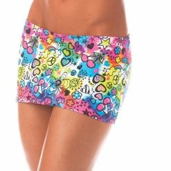 Bodyzone Apparel "Peace N' Love" Clubwear Skirt