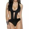 Forplay Del Mar Beach Monokini With Plunging Neckline Swimwear