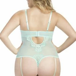 Oh La La Cheri Queen Aqua Magic Teddy With Garters