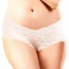 Baci White Floral Lace Boyshort