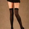 Elegant Moments Opaque Nylon Thigh Highs Hosiery