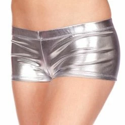 Music Legs Mix & Match Metallic Mini Booty Shorts